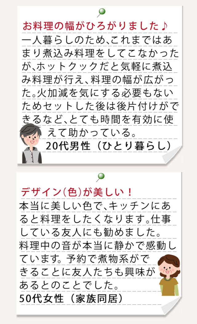 お客さまの声
